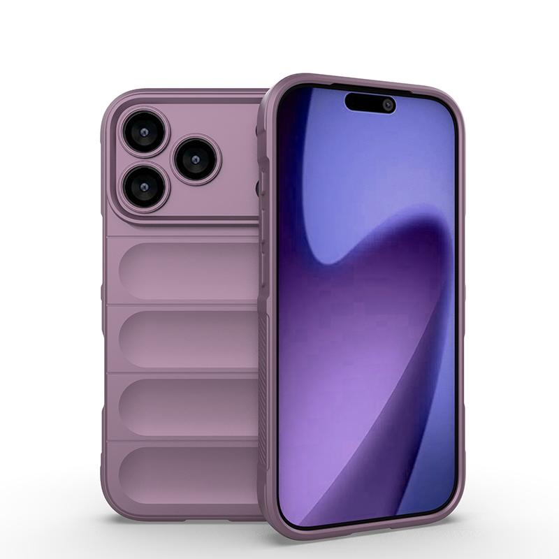 Роскошный противоударный бампер из настоящего силикона для iPhone 17 16 Pro Max Samsung S25 Xiaomi Oppo Honor Google Защита от падений Ударопрочный Однотонная задняя крышка