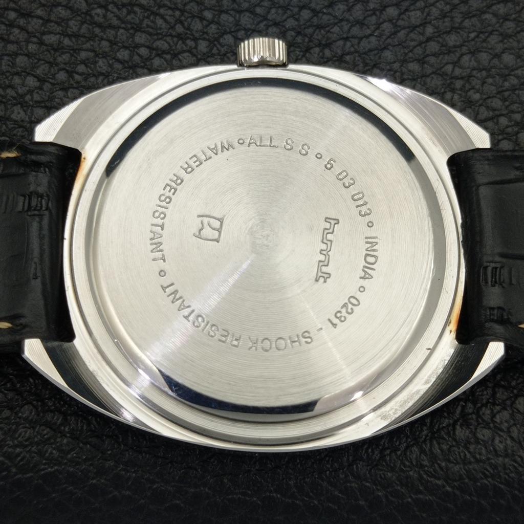 ИНДИЙСКИЕ ВИНТАЖНЫЕ ЧАСЫ HMT KOHINOOR С РУЧНЫМ ЗАВОДОМ, МУЖСКИЕ, ЦИФЕРБЛАТ ЗЕЛЕНОГО ЦВЕТА a440925-4 HT-a440925