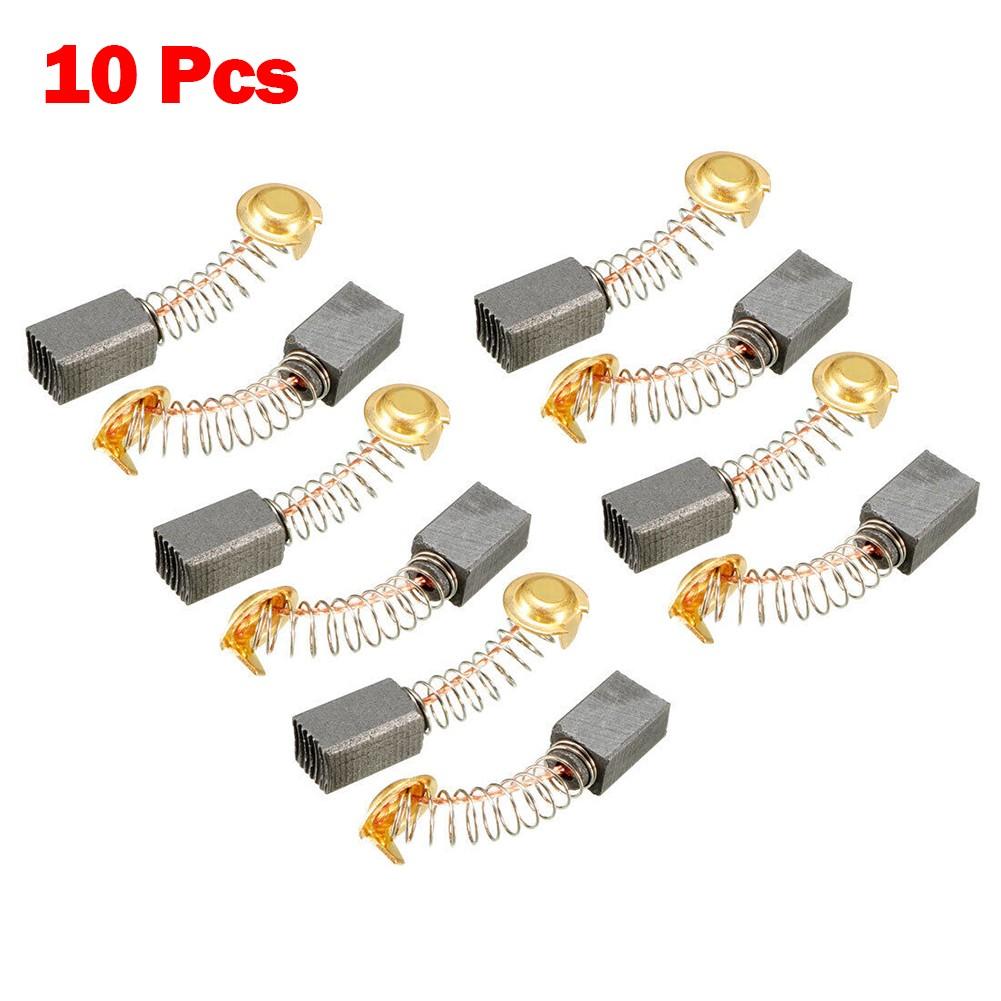 10pcs Carbon Brushes for Electric Motors 13 X 7.5 X 6.5mm Replacement Part