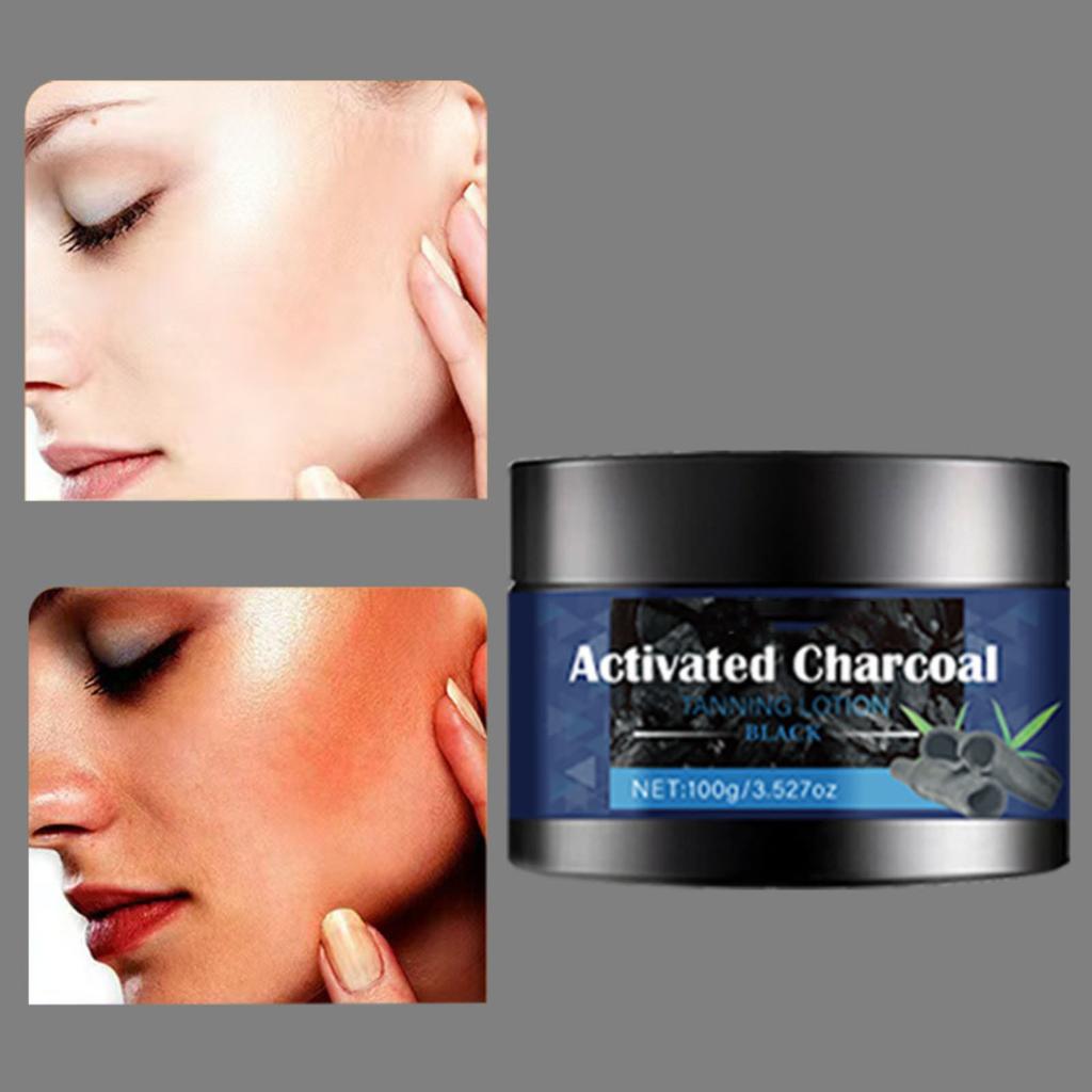 Лосьон для загара с активированным углем и медью, увлажняющий для тела, универсальный увлажняющий 100 г