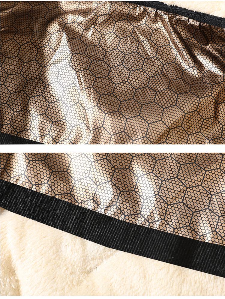 Мужской зимний комплект: куртка с капюшоном из овечьей шерсти и хлопковые брюки - с подкладкой из искусственного меха, утепленный, большого размера.