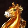 Немедленный успех Zhaocai Богатство Привлечение Лошади Украшения Главная Гостиная Фойе Офис Винный Шкаф Декор Подарок Открытие Компании