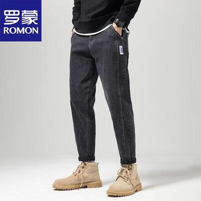 Мужские джинсы прямого кроя в стиле business casual