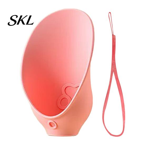 Travel Pet Water Bottle Adapter Dog Adapter, Silicone Foldable Drinking Cup, Portable Feeder, Leak-Proof Dispenser for Standard Bottles Bowl