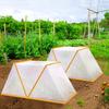 Защита для рядов растений в саду Складные высокие грядки для рассады Чехол для рассады с гвоздями для защиты рядов овощей Теплица для защиты растений