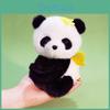 Плюшевая игрушка панда с мягким полиэстеровым наполнителем для детского подарка на день рождения