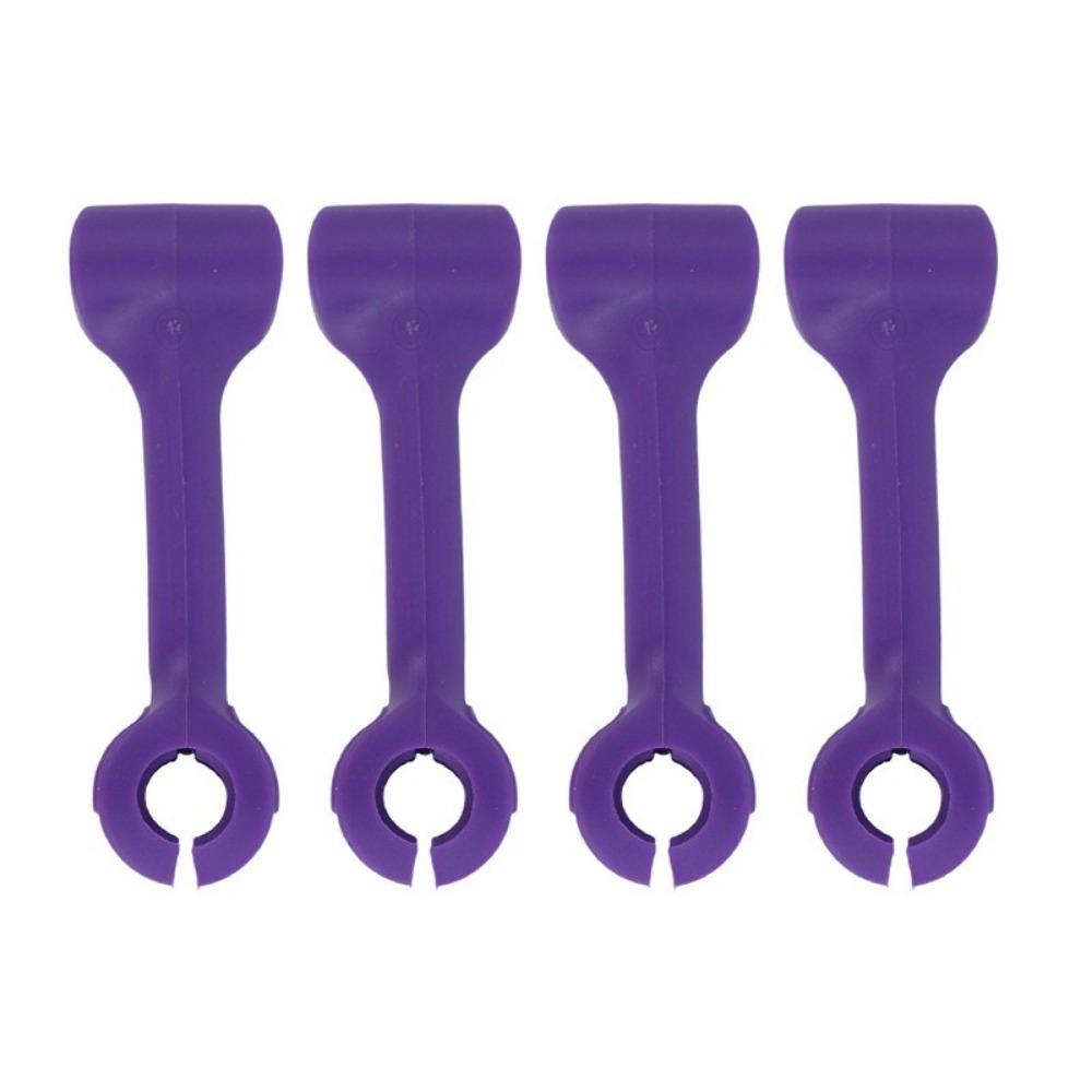 4 Pieces Anti-Slip Kitchenware Flushing Fixing Clip Hanging Goblet Holder  Washing Assistant