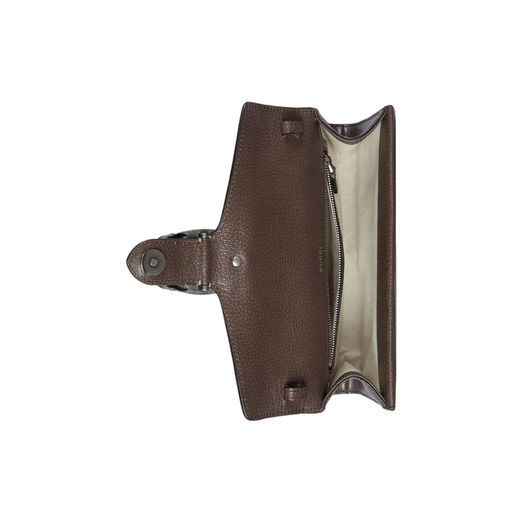 Gucci Dionysus 23 Early Spring Tiger Head Lock Buckle Removable Shoulder Strap Leather And Canvas Crossbody Bag Women crossbody bag 731782-96IWN-8747