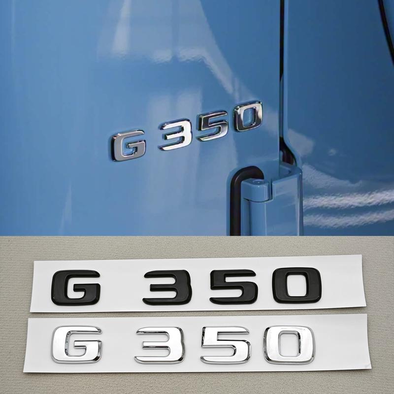 IXEA6 3D ABS Car Letters Logo G350 G350d G500 Sticker Rear Trunk Badge Emblem Decals For Mercedes Benz G350 G500 W463 Auto Accessories
