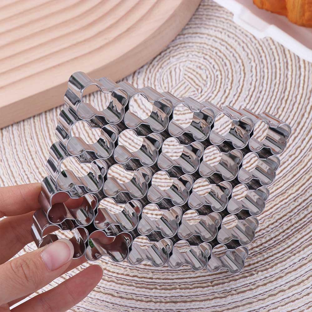 Форма для печенья из нержавеющей стали 3D Тиснитель для печенья Формочки для печенья в форме конфеты и косточки Кухня