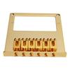 Guitar Bridge Metal Adjustable 6 String Bridge Accommodate Humbucking Pickups Gold