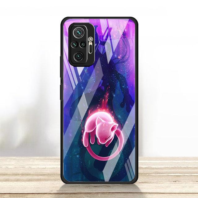 Стеклянный чехол с рисунком аниме «Покемон» для Xiaomi Mi Poco X3 NFC F3 11T 11 Lite Funda для Redmi Note 11 Pro 10 9 8 9C K40, чехол для телефона