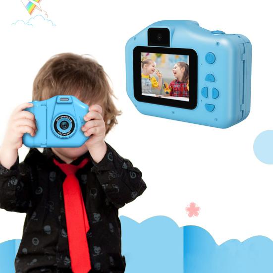 Детская камера с печатью Цифровая игрушка Зеркальная камера HD-совместимая Пиксель с двойными камерами Режим селфи