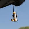 Car Interior Pendant Hanging Ornament Little Duck Swing Hanging Pendant Car Rearview Pendant