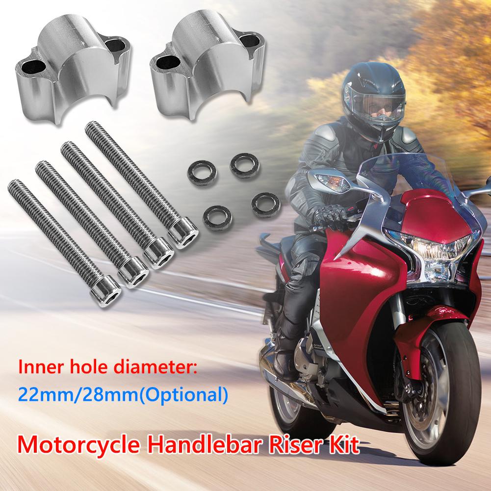Универсальный 28 мм 22 мм руль мотоцикла, стояк, крепление, зажим для ручки, увеличивающий зажим, комплект крепления, модификация велосипеда