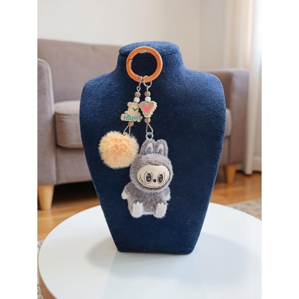 Sheep Keychain Cute Cartoon Doll Bag Pendant Baby Catcher Gift