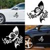 Reflective Flowers Butterfly Car Styling Decorative Stickers Auto Decals Decor