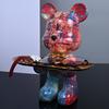 House Decoration Colorful Bear Sculptures Figure Ornaments Nordic Office Table Modern Art Resin Decor Cute Statue
