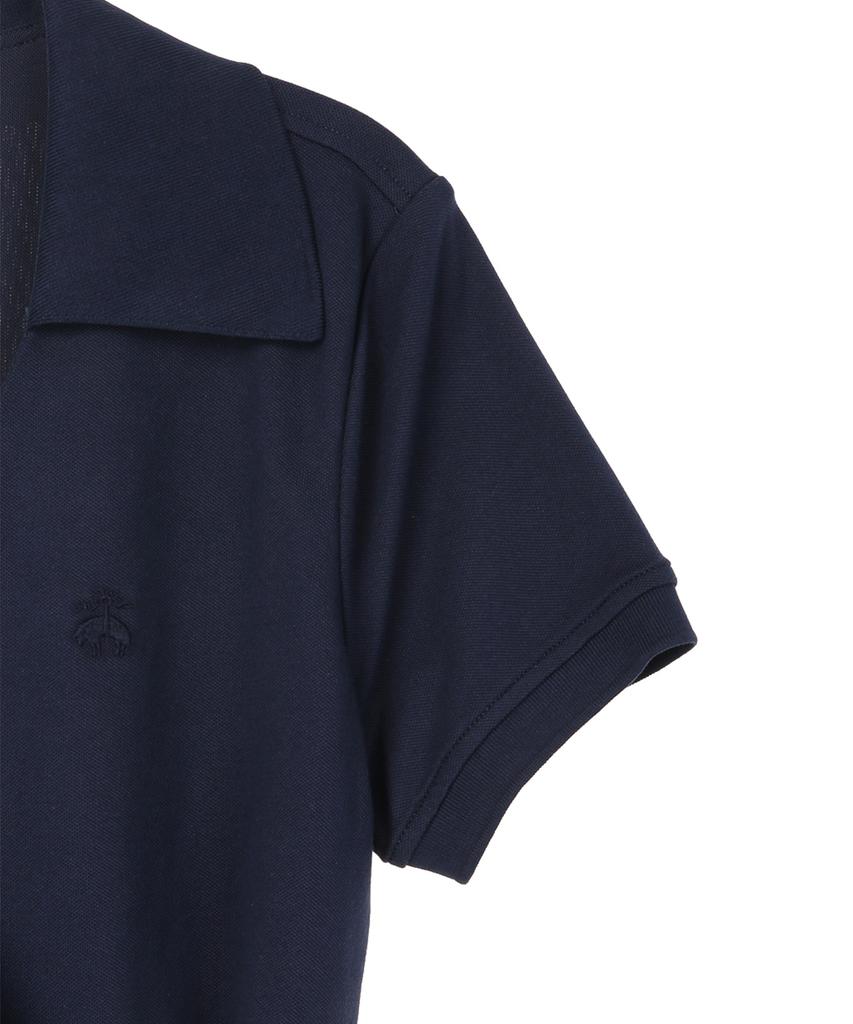 Хлопковое пике Brooks Brothers, платье-поло с запахом (военно-морской флот) (Bbdzwm7344Qes)