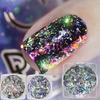 1 Box Chameleon Nail Flakes Irregular Aluminum Foil UV Gel Polish Nail Sequins Manicures Art Decoration Glitter Powder