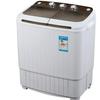 Compact Twin-Tub Semi-Automatic Washing Machine with Spin-Dry and Stainless Steel Tub for Delicates