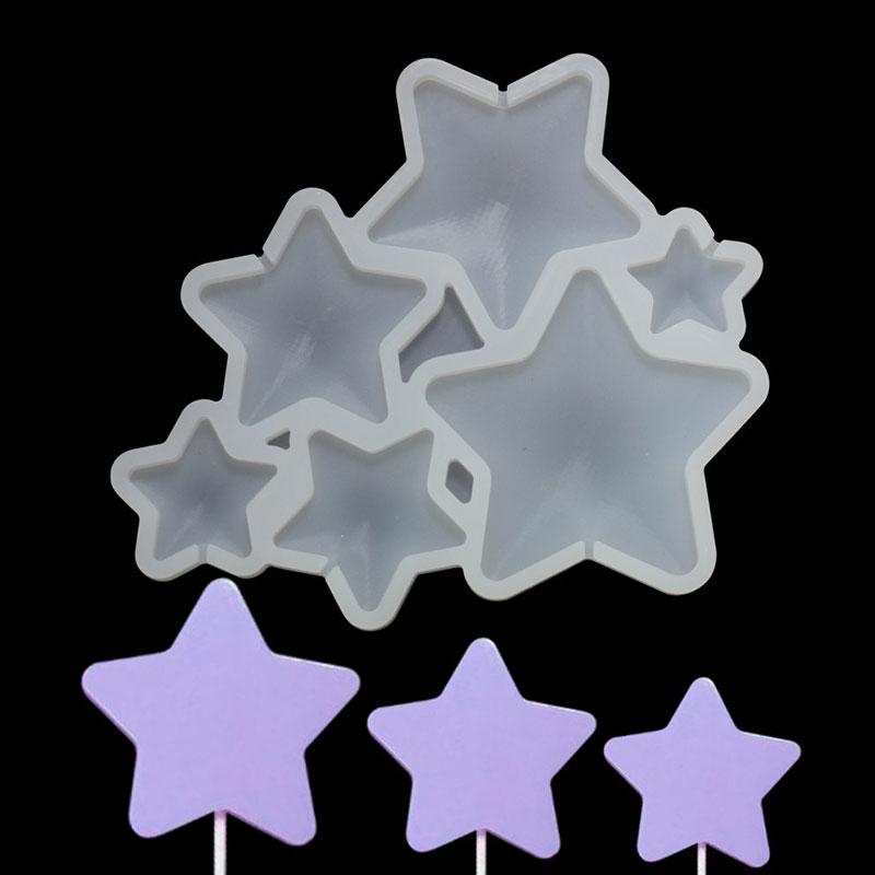 1шт прекрасный торт украшения формы цветы круглые силиконовые леденцы формы эпоксидной резинки кухня