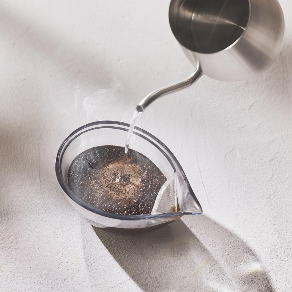 Morihan Teapot That Can Be Enjoyed with All Five Senses CHASTA Renewal Made by Tritan Capacity 250ml Transparent Easy To Use Unbreakable Easy To Wash