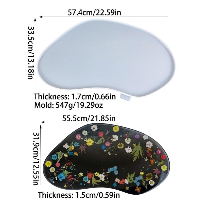 Силиконовые формы для рукоделия Небольшие настольные формы Небольшие настольные формы Формы для столов из смолы Уникальные формы для разделочных досок Формы для тарелок