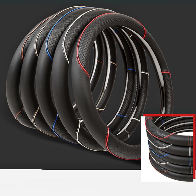 Чехол на руль автомобиля из искусственной кожи для Kia Sorento 2015 2016 2017 2018 Sedona 2015 2016 2017 2018 Авто