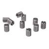 10 шт. Редукционная гайка Металл M10x1.25 к M10x1.25 Долговечность Универсальная посадка Втулка с резьбой
