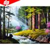 5D DIY Diamond Painting Full Round Scenic Forest Embroidery Sale Rhinestone Picture