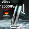 German Original Brushless Motor 120000Pa 3 In 1 Wireless Vacuum Cleaner Portable Car Robot Handheld Mini Household Antibacterial Vacuum Cleaner