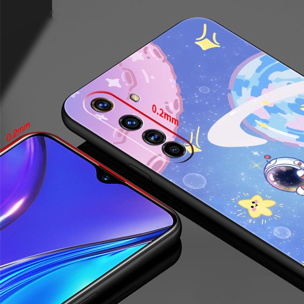 Милый мультяшный астронавт для Realme 11 10 9 8 5G 7 6 GT2 Pro Plus C21 C11 C25 C35 мягкий чехол для Realme GT Neo 2 3 3T чехол для телефона