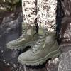 Men's High-top Hiking Boots Outdoor Shoes Military Boots Rubber Sole Large Size39-46