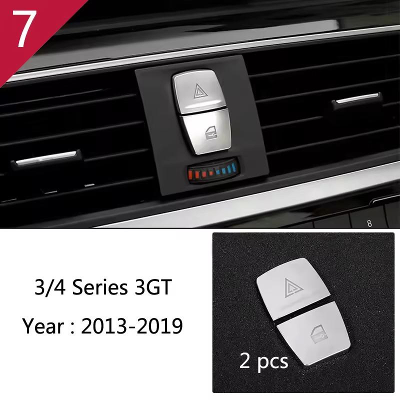 For BMW 3 4Series3GT F30 F31 F32 interior Glove Box Co-Pilot Toolbox Strips Sequin Decorative Cover Trim Car Styling Accessories