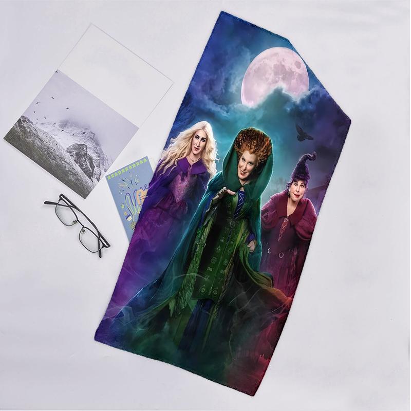 Hocus Pocus Fashion Beach Towel: Ideal for Summer Adventures Soft, absorbent and quick drying suitable for swimming and bathing