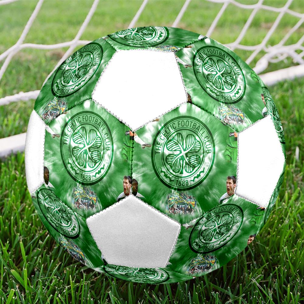 Футбольный мяч Celtic FC, разноцветный, подходит для всех возрастов, сшит на машине, материал ПВХ, соревновательного уровня, прочный и с высоким отскоком