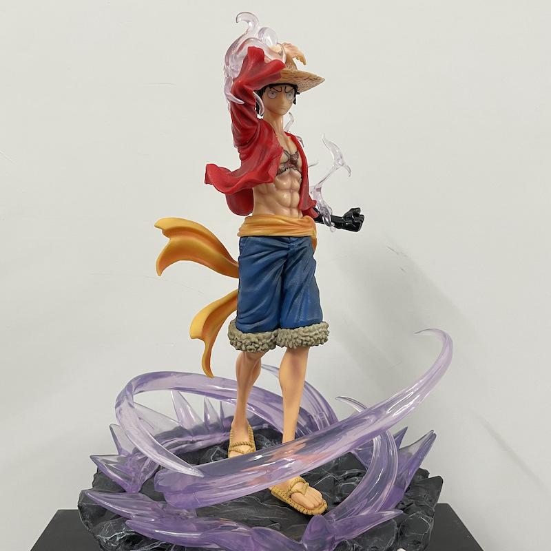 Новая 41 см One Piece GK Три Силы Горячий Кровный Путь Летающий Не Может Сиять Сцена Статуэтка Украшение Ручная Работа Модель Набор в Коробке