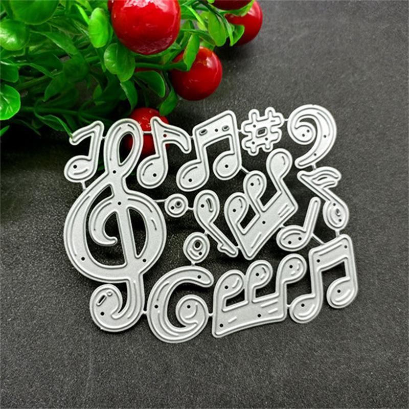 Musical Notes Metal Cutting Dies Stencil DIY Scrapbooking Embossing Paper Cards Album Making Decorative Craft Cut Template