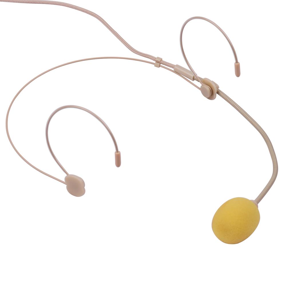 Good Quality Headset Microphone Condenser Mic 3.5mm Right Angled Interface for Wireless Bodypack