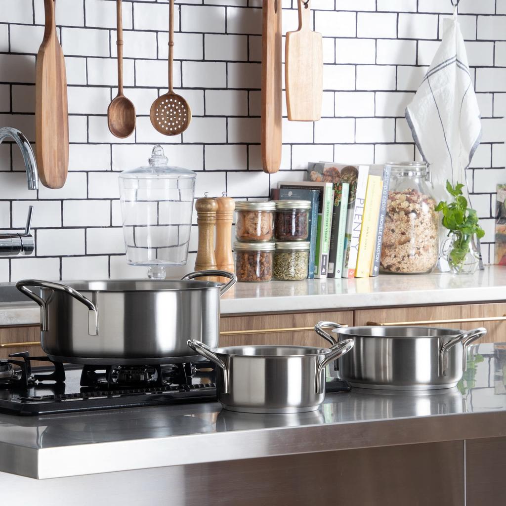 Endo Shoji Коммерческий Мурано Внешний Горшок 28см Совместимый с IH Нержавеющая Сталь ASTH905 (Без крышки) 18-8