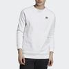 Adidas Оригинальные Трилистник Повседневный спортивный свитер-свитшот Международный размер Мужские топы Белый ED6208