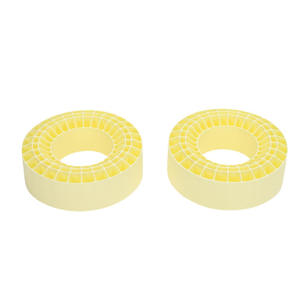 2 шт. 2,2 дюйма Силиконовые шины Вставка Двухслойные Полые Подкладки для шин для 1 10 Машин для краулинга Желтые