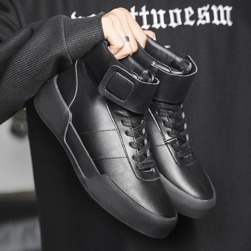 Мужские осенние кроссовки 2025 года с высоким верхом - Модные, универсальные студенческие спортивные туфли