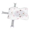 Soft Baby Bath Support Cushion Pad Cute Cartoon Bear Pattern Newborn Bathtub Floating Pillow Mat White