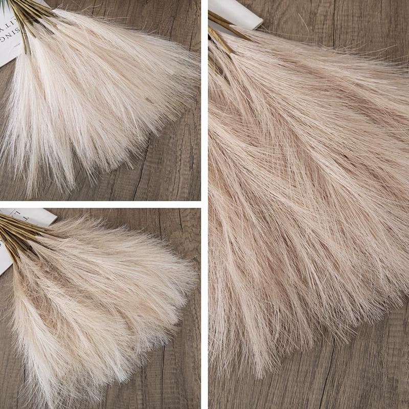 Искусственный тростник Ветер Букет Имитация цветов Богемный Декор для дома Гостиная Искусственный тростник Рождество Свадебное украшение