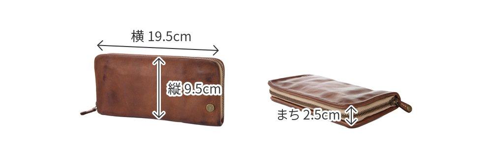 Black Dakota Black Label Long Wallet Round Zipper 0623503 Belk Series Navy [Dakota Label] DA-623503-60