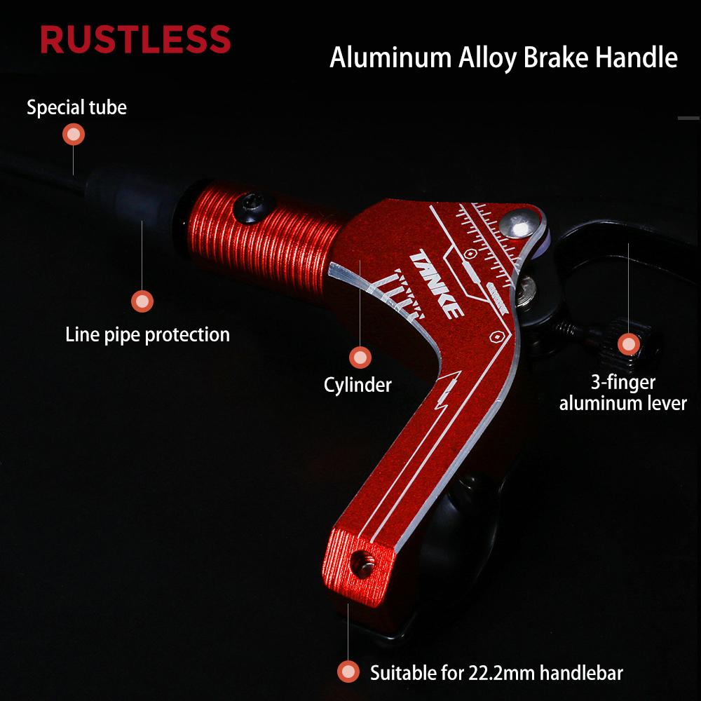 E Bike Hydraulic Brake Set with 160mm Rotors Front and Rear Hydraulic Disc Brake Caliper Lever for Electric Bike