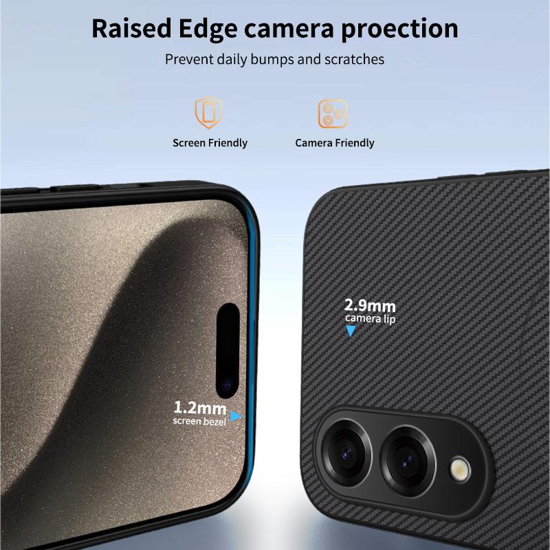 For Samsung S25 Plus Fashion Magnetic Shockproof Phone Case For Samsung Galaxy S25 Ultra S25 Edge Luxury Carbon Fiber Cover S25