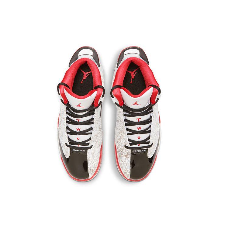 Мужские кроссовки Air Jordan Dub Zero Varsity Red 2022 Белые Настоящий красный Черный 311046-160